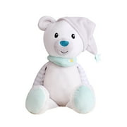 Eyicmarn Cartoon Animal Stuffed Plush Doll, Cute Soft Baby Soothing Toy with Music Light Birthday Gift for Toddlers