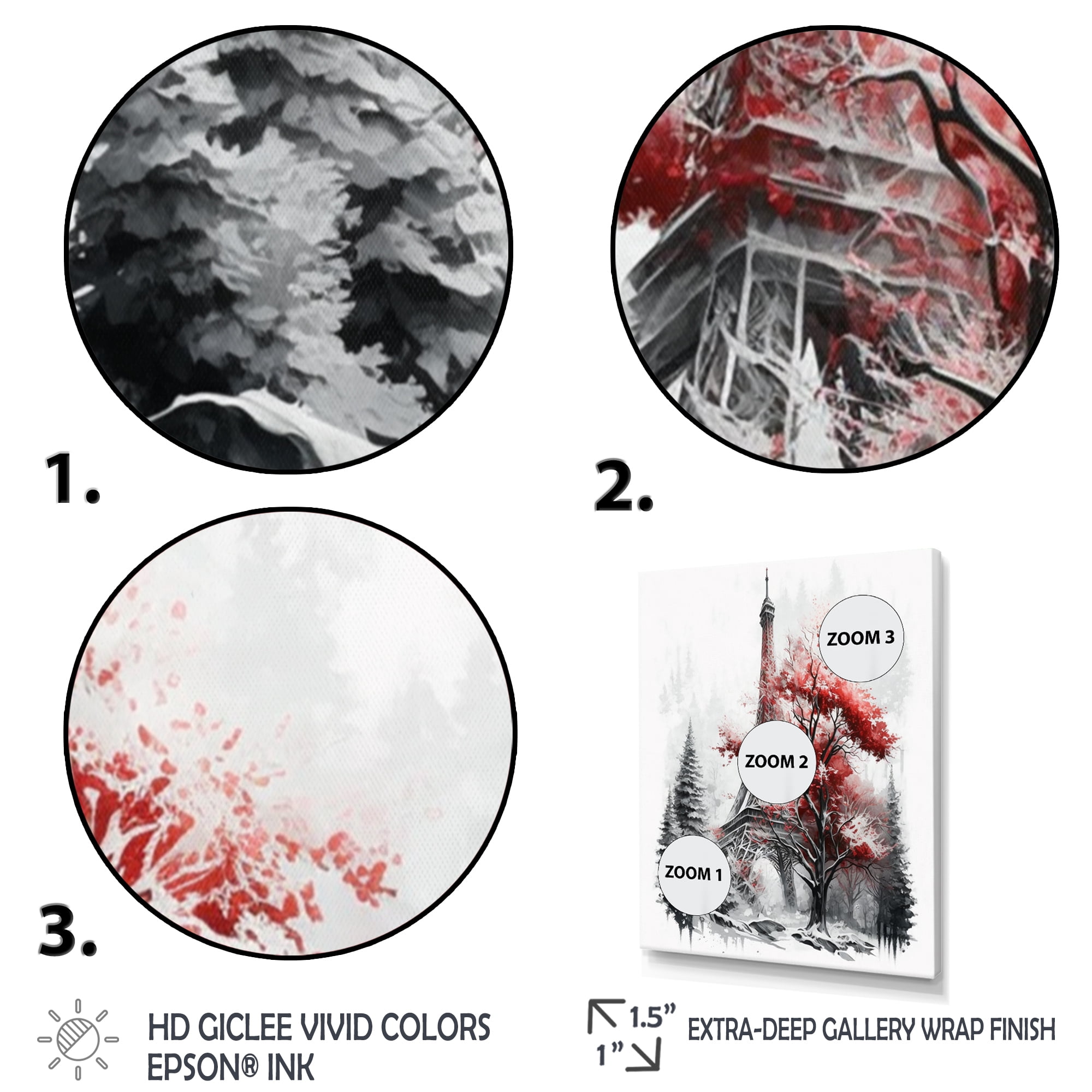 Designart Fall Scenery In The City I Canvas Wall Art