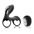 thumbnail image 1 of Anillo vibrador de silicona para el pene, estimulador de clítoris, masajeador, retardante de la eyaculación masculina, 1 of 8