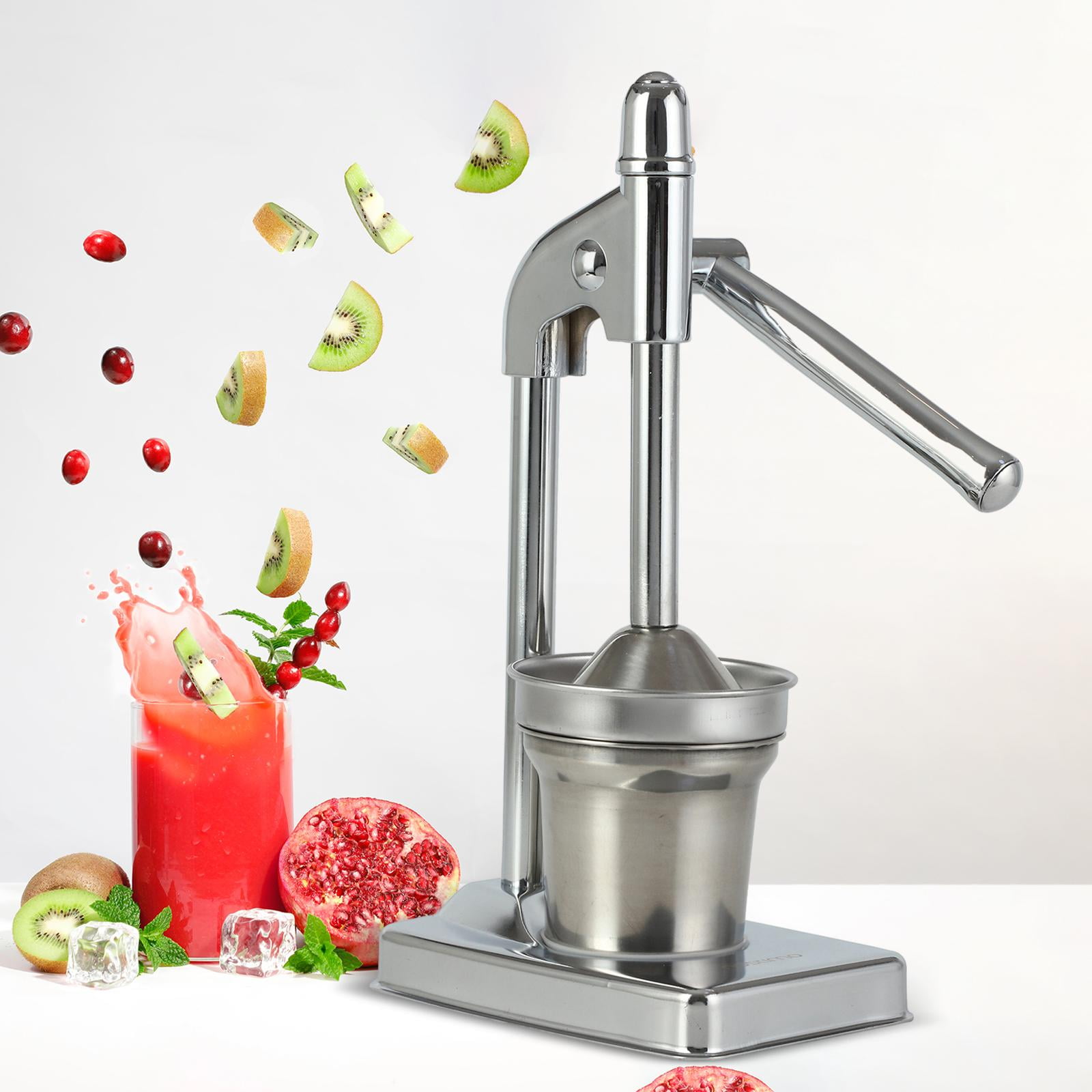 Hand Press Juicer Machine Lemon Squeezer Stainless Steel Heavy Duty Commercial Grade Juice Extractor Maker Manual Orange Juicer for Kitchen Argent in Bahrain at BHD 22 Rating 5