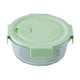 thumbnail image 2 of Bolsa de vidrio resistente al calor, recipiente para alimentos ondulado, contenedor portátil para almacenar alimentos, conservador de alimentos para la oficina, diseño de acero inoxidable de, 2 of 8
