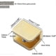 thumbnail image 2 of 4-Pack Glass Clamps for 10mm-12mm Shelves Easy Tool-Free Installation Holder Bracket, 2 of 5