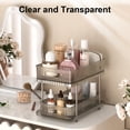 thumbnail image 7 of Laklulu Bathroom Cabinet Organizer, 2 Tier Pull Out Clear Under Sink Organizers and Storage, Multi-Purpose Kitchen Pantry Medicine Organization and Storage Shelves Bins with, 7 of 7