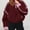 Red, variant on Women's Hoodless Sweatshirt Women'S Zip Up Sweatshirt Long Sleeve Stand Collar Pullover With Casual No Hood Activewear For Daily & Outdoor Use, Women's Hoodless Sweatshirt XL