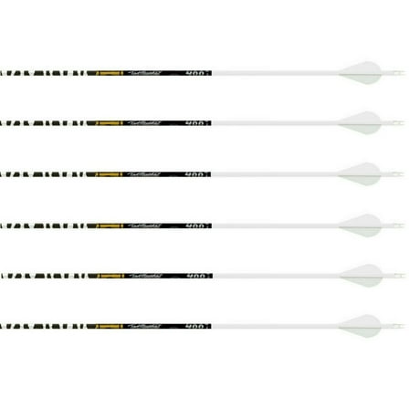 Gold Tip Ted Nugent Arrows White 300 Raptor Vanes 6 Pk.
