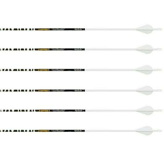 Gold Tip Ted Nugent Arrows White 300 Raptor Vanes 6 Pk.