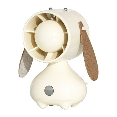 

Tuphregyow Fan For Office Bedroom Kitchen Creative Gift Cute Pet Puppy Usb Small Fan Cute Girl Ins Mini Desktop Fan Hand-Held Decoration Fan Mute And Strong Wind