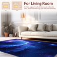 thumbnail image 2 of Ultra Soft Area Rug, Vibrant Cosmic Nebula Aesthetic, Non Slip, Stain Resistant, Washable Area Rugs for Living Room, Bedroom(Blue, 5X7), 2 of 8