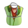 thumbnail image 2 of Hirioo Flying Frog On Branch for Baby Waterproof Pocket Bib Adjustable Closed for Babies Toddlers with Large Pocket 6-24Months, 2 of 8