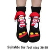 thumbnail image 2 of CYSFASHION Christmas Gift Thigh High Stockings for Family Fireplace 18 Inches Knit Sock Hanging Plush Faux Party Compression Socks Hot Pink, 2 of 8