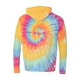 thumbnail image 3 of Dyenomite - Tie-Dyed Hooded Pullover T-Shirt - 430VR, 3 of 3