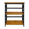 thumbnail image 4 of Casual Home Montego 3-Shelf Bookcase, Antique Walnut/Black, 4 of 11