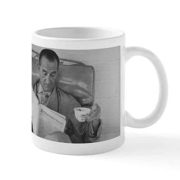 CafePress - LBJ Coffee Mug - 11 oz Ceramic Mug - Novelty Coffee Tea Cup