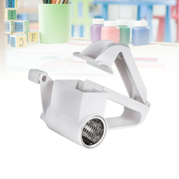 GOOHOCHY Cheese Shredder Plastic Rotary Cheese Grater Cheese Cutter and Slicer (Random)