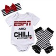 thumbnail image 1 of Newborn Baby Girls  Romper Bodysuit Tops Headband Summer Clothes, 1 of 5