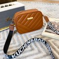 thumbnail image 1 of Bolso cruzado pequeño de cuero PU para mujer, bandolera con cremallera, bolso de viaje de verano, novedad Fivean unisex, 1 of 2