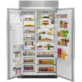 thumbnail image 2 of Kitchenaid KBSD602ESS 25.0 Cu. Ft 42-inch Width Built-in Side By Side Refrigerator, 2 of 3