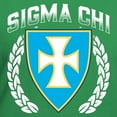 thumbnail image 3 of CafePress - Sigma Chi Flag Colored T Shirt - Women's V-Neck Dark T-Shirt, 3 of 4