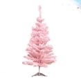 thumbnail image 2 of Christmas Tree Pink Christmas Tree Decoration Lovely Flocking Tree Christmas Decoration 90cm Pink Cedar Tree, 2 of 6