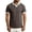 Coffee, variant on RRMuAzgs Mens V Neck Tops Short Sleeve Regular Fit Casual Textured Tees Shirt Lightweight Collared Sweater