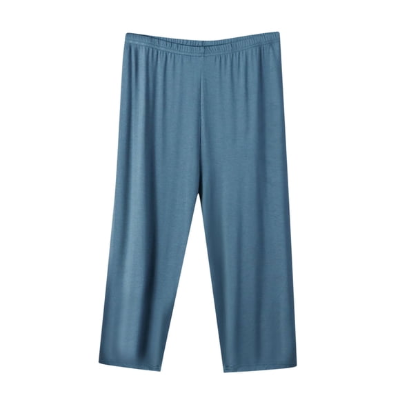 BLVB Womens Capri Pajamas Pants Pj Bottoms Comfy Lounge Soft Sleep Pants Plus Size Sleepwear