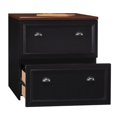 thumbnail image 2 of Bowery Hill 2 Drawer Lateral File Cabinet in Black and Cherry, 2 of 2