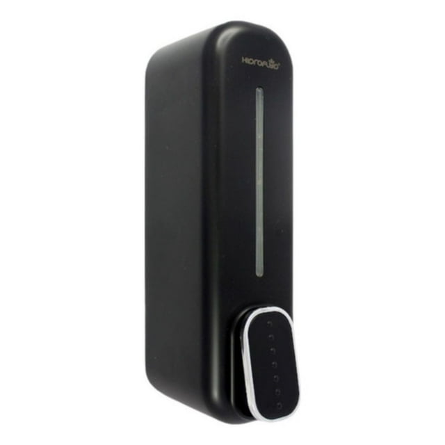Dispensador de Jabon Hidroflud Color Negro 350 Ml Baño Despachador de Pared para Liquido