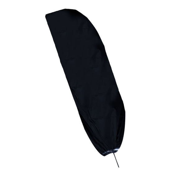 ETEREAUTY Black Patio Sunshade with Windproof Design, Outdoor Cover for Park and Garden Use