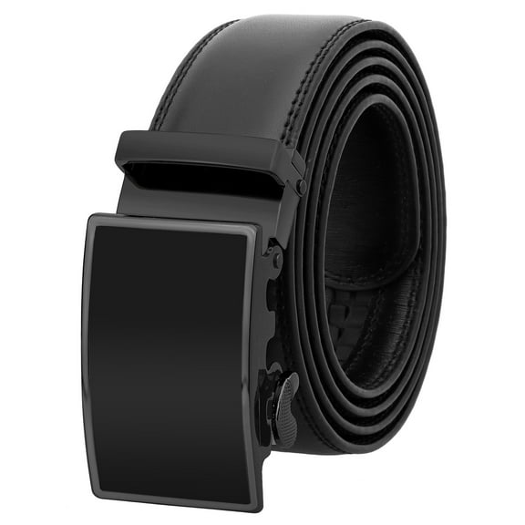 Falari Men's Leather Belt Dress Ratchet Belt 33mm Adjustable Size