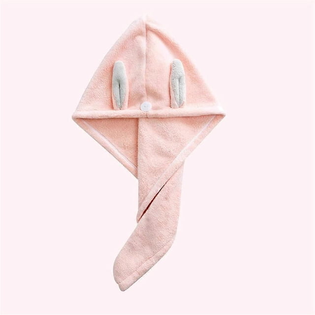 Toalla de microfibra para secar el cabello para mujer, gorro absorbente de secado rápido, talla única.
