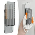 thumbnail image 4 of racks Cable Management Bracket Punch Free Cord Organizer Cable Holder Cable Fixer office Household Desktop Transparent, 4 of 9