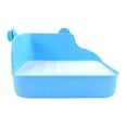 thumbnail image 2 of Rabbit Toilet for Small Animal Bunny Rabbits Guinea Galesaur Ferrets Blue, 2 of 8