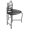 thumbnail image 3 of vidaXL Banc d'Arbre 150 cm Acier Noir, 3 of 4