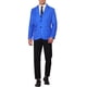 thumbnail image 2 of CHAQUETA DE TRAJE CLÁSICA INSPIRE CHIC para Hombre, Sastre de Un Solo Botón, Oficina, Trabajo, Formal, Abrigo Deportivo, Azul M, 2 of 6