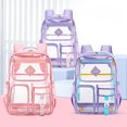 thumbnail image 1 of Transparent Backpack Waterproof Large Capacity Elementary School Students Middle School Grade Schoolbag Women Backpacks, 1 of 5