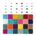 thumbnail image 2 of jifeng 14400pcs Perles Rondes en Verre Lâches, Petites Perles Multicolores Perles Rondes d'Artisanat,, 2 of 9