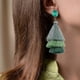 thumbnail image 2 of Pendientes de borlas para mujer, pendientes de capas bohemios de Navidad para mujeres, regalo para adolescentes, amarillo, 2 of 5