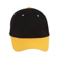 thumbnail image 2 of Two-Tone  Adjustable Baseball Cap, Black Gold, 2 of 2