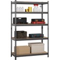 thumbnail image 1 of Yaheetech 5 Tiers Storage Shelf with Adjustable Racks, Black, 1 of 10
