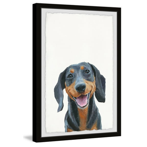 Marmont Hill "One Big Smile" Framed Painting Art Print