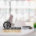 thumbnail image 2 of Handmadetneonsign Deck Officer Metal Nameplate, Deck Nameplate, Deck Officer Desk Name Plate Decor, 2 of 4