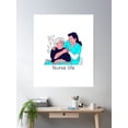 thumbnail image 2 of Nurse Life Poster Wall Art, Modern Wall Decor, 8x12 UNFRAMED, 2 of 3