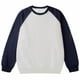 thumbnail image 2 of pstuiky camisas de manga larga para hombre, Camiseta de cuello redondo para hombre, de manga larga y color combinado, blusa de cuello redondo y manga larga camisetas de hombre xxl, 2 of 6