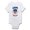 Blue, variant on CafePress - Soccer Crest USA Blue Infant Bodysuit - Baby Light Bodysuit, Size Newborn - 24 Months
