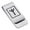 Silver, variant on Stainless Steel Elder Futhark Elhaz Rune Classic Slim Money Clip Credit Card Holder