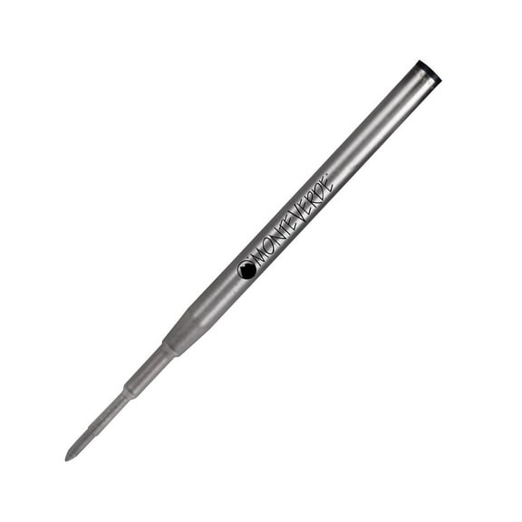 Monteverde Monteverde Ballpoint Pen Refill Broad Point Black Ink 6 Pack (M143BK)
