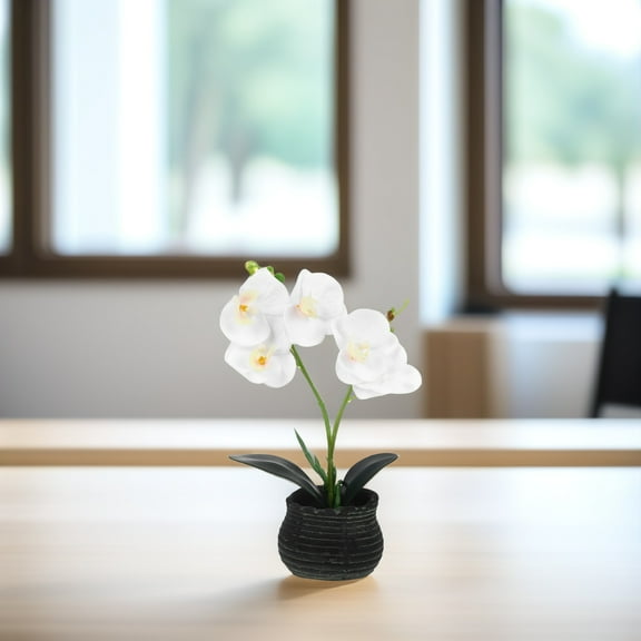 Raindrops  Artificial Phalaenopsis Bonsai Durable Plants Decorative Potted
