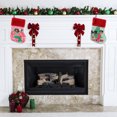 thumbnail image 4 of Black Paper Party, Christmas Morning Mini Christmas Stocking, 8 inches Diagonal , Polyester, Multi-Color, 4 of 5