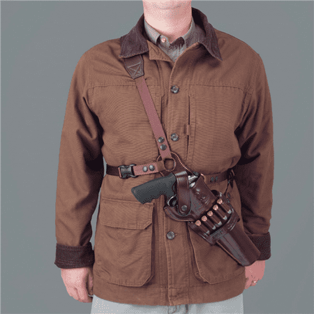 Galco Revolver Holsters Galco Kodiak Shoulder Holster (Dark Havana Brown), 8-3/8-Inch S&W X Frame 500, Left Hand - KK173H - Galco International ()