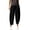Black, variant on Linen Pants Women Tall High Waist Wide Leg Womens Palazzo Pants Drawstring Weighted Trousers Cotton Lounge Pants Women Vacation